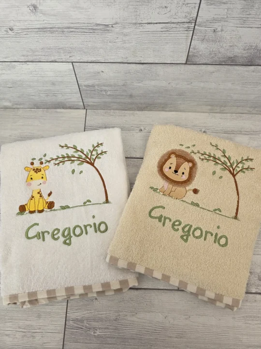 Asciugamano NeonatoBambino Personalizzato (4)