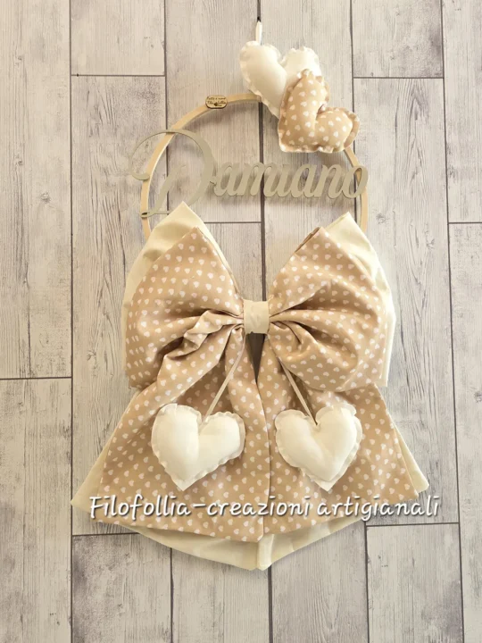 Fiocco Cuori Basic Legno (1)